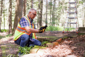 Field safety inspector at work