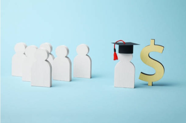 Diverse students benefiting from insurance scholarships to bridge education gaps