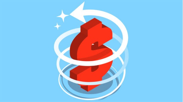 Financial protection concept with dollar sign for insurance