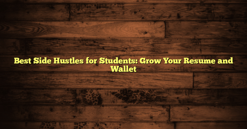 Best Side Hustles for Students: Grow Your Resume and Wallet
