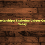 College Scholarships: Exploring Unique Opportunities Today