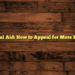 Financial Aid: How to Appeal for More Funding