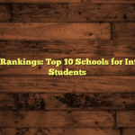 University Rankings: Top 10 Schools for International Students