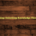 Visual Learning: Unlocking Knowledge Through Images