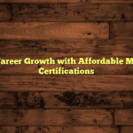 Unlock Career Growth with Affordable Marketing Certifications